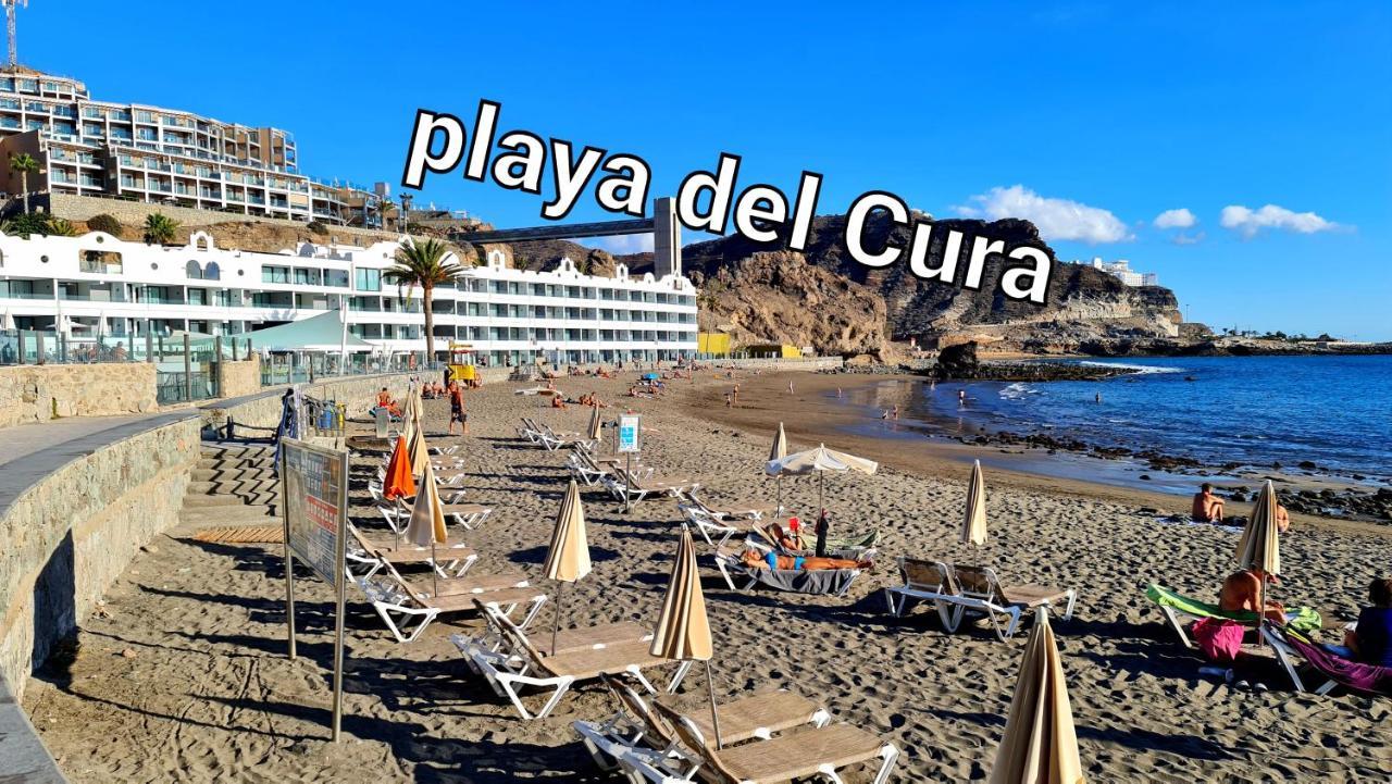 Deluxe 3 Rooms74M2,2Air Condit 2Tv Seaview On Amadores,2 Heatpools, Parking, 600 Mb,Dishwasher,2Lift,,3 Beaches Playa Del Cura  Eksteriør billede