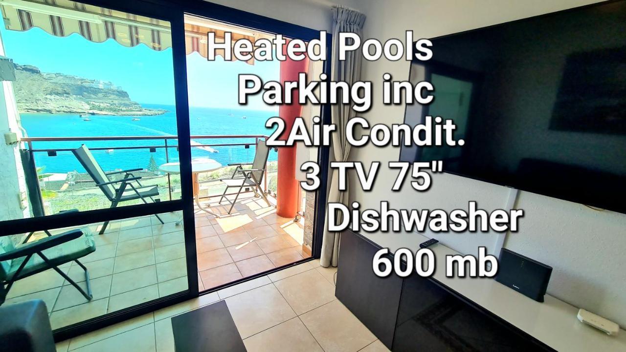 Deluxe 3 Rooms74M2,2Air Condit 2Tv Seaview On Amadores,2 Heatpools, Parking, 600 Mb,Dishwasher,2Lift,,3 Beaches Playa Del Cura  Eksteriør billede