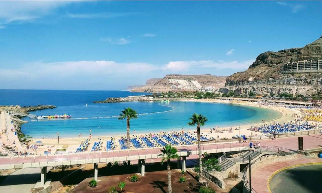Deluxe 3 Rooms74M2,2Air Condit 2Tv Seaview On Amadores,2 Heatpools, Parking, 600 Mb,Dishwasher,2Lift,,3 Beaches Playa Del Cura  Eksteriør billede