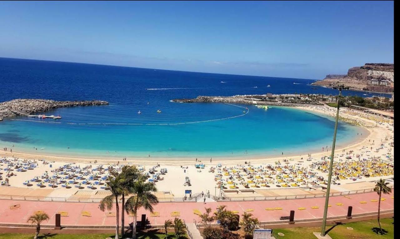Deluxe 3 Rooms74M2,2Air Condit 2Tv Seaview On Amadores,2 Heatpools, Parking, 600 Mb,Dishwasher,2Lift,,3 Beaches Playa Del Cura  Eksteriør billede