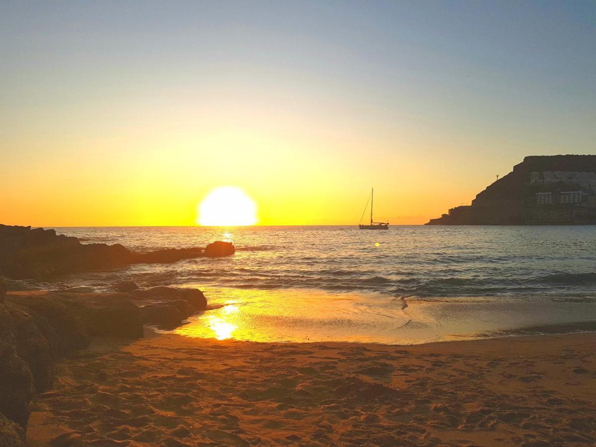Deluxe 3 Rooms74M2,2Air Condit 2Tv Seaview On Amadores,2 Heatpools, Parking, 600 Mb,Dishwasher,2Lift,,3 Beaches Playa Del Cura  Eksteriør billede